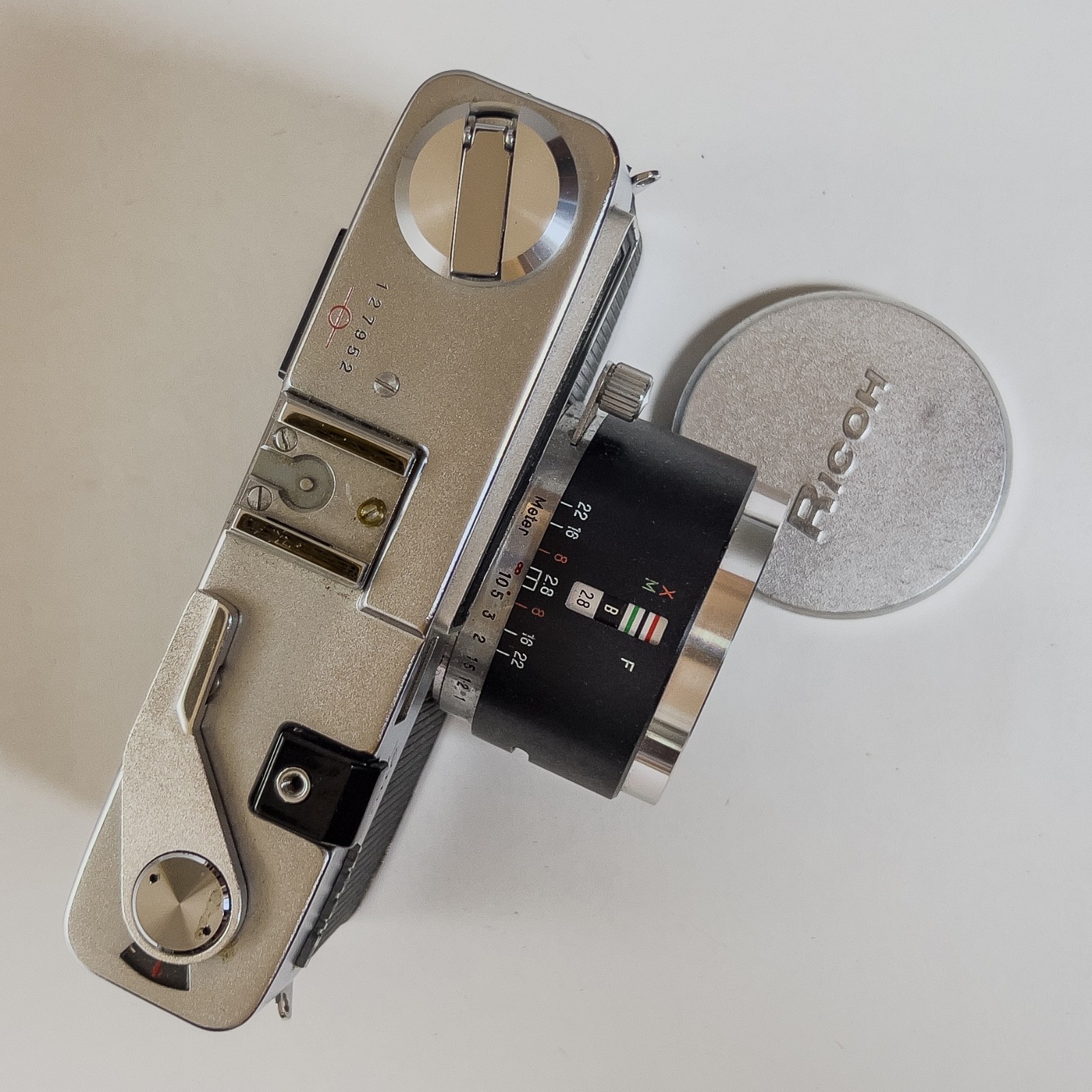Ricoh Mate Rangefinder Camera 35mm with Instruction Booklet, Case, & Lens Cap