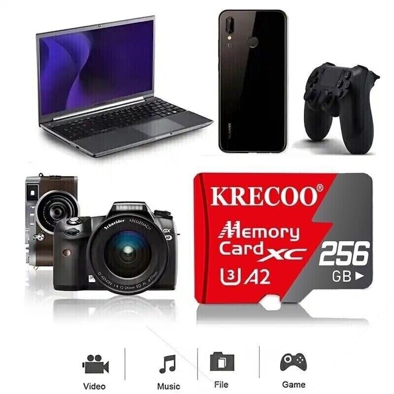 Universal Ultra Micro SD Card 1TB 256GB Memory Card 4K Flash TF for Cell Phone