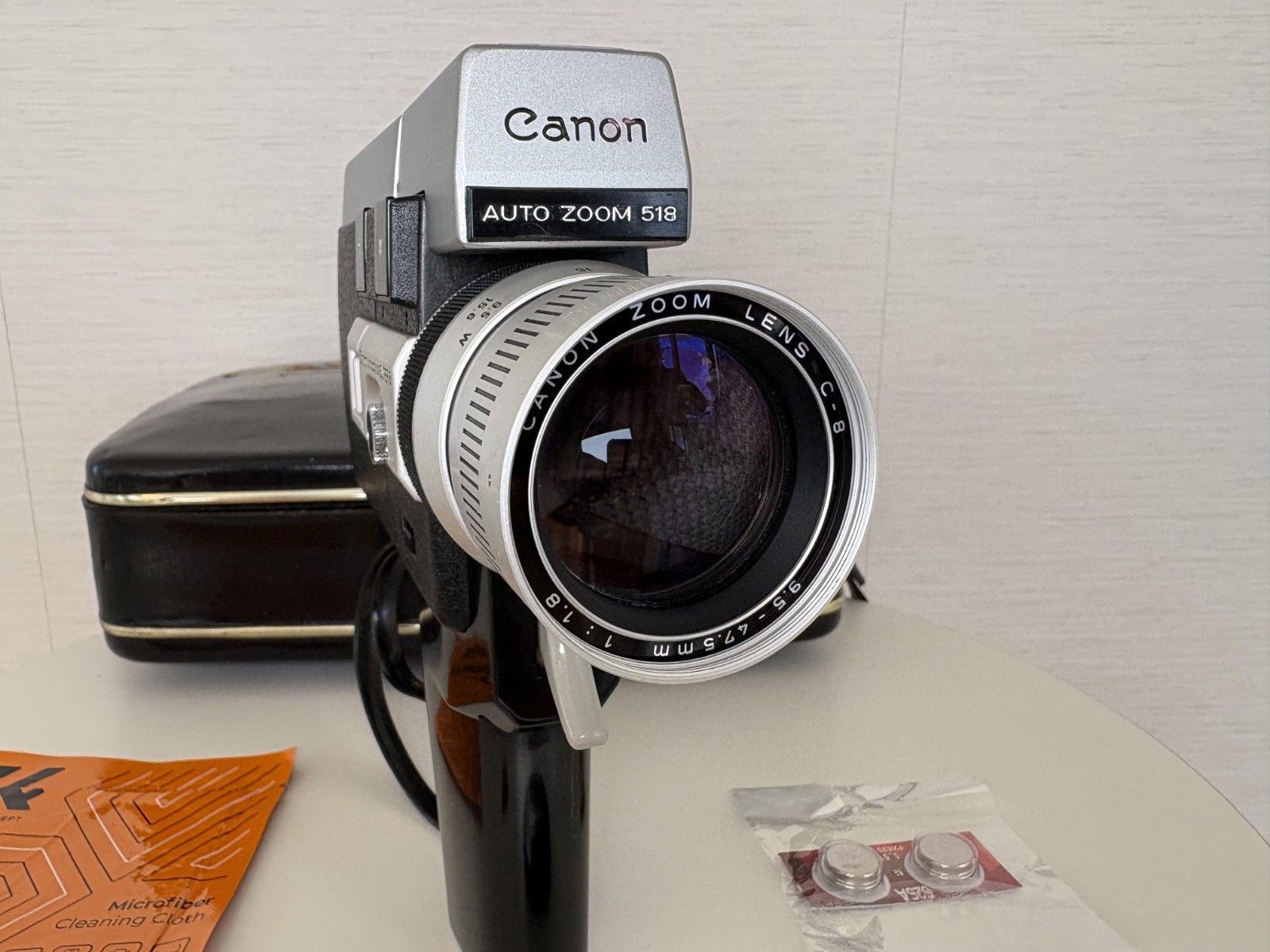 Canon Auto Zoom 518 Super 8 Camera TESTED SERVICED Accurate Meter, Fully Working