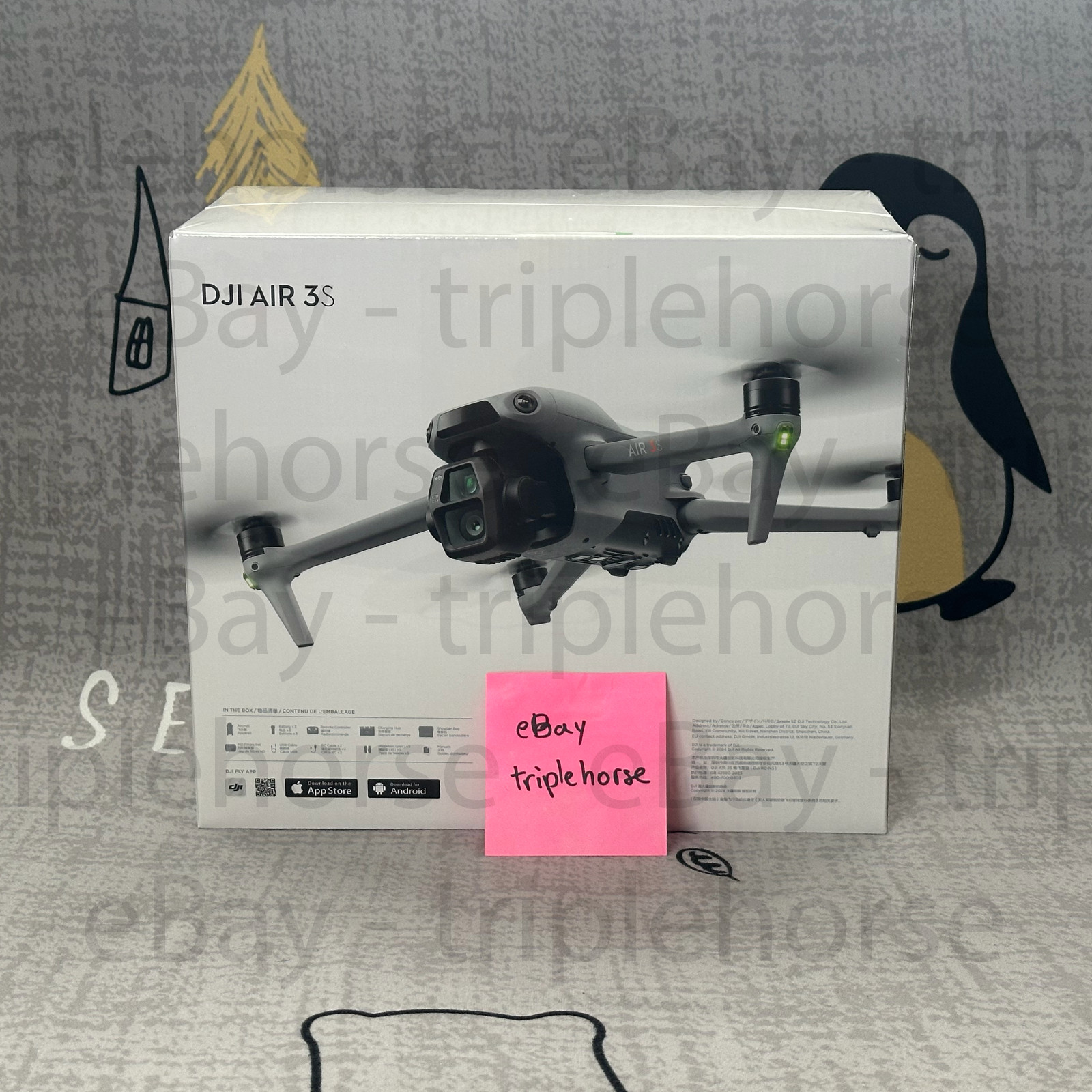 🔥 DJI Air 3S Fly More Combo (RC-N3) 🔥 FREE 2 DAY ✈️ FROM USA 🇺🇸 TODAY