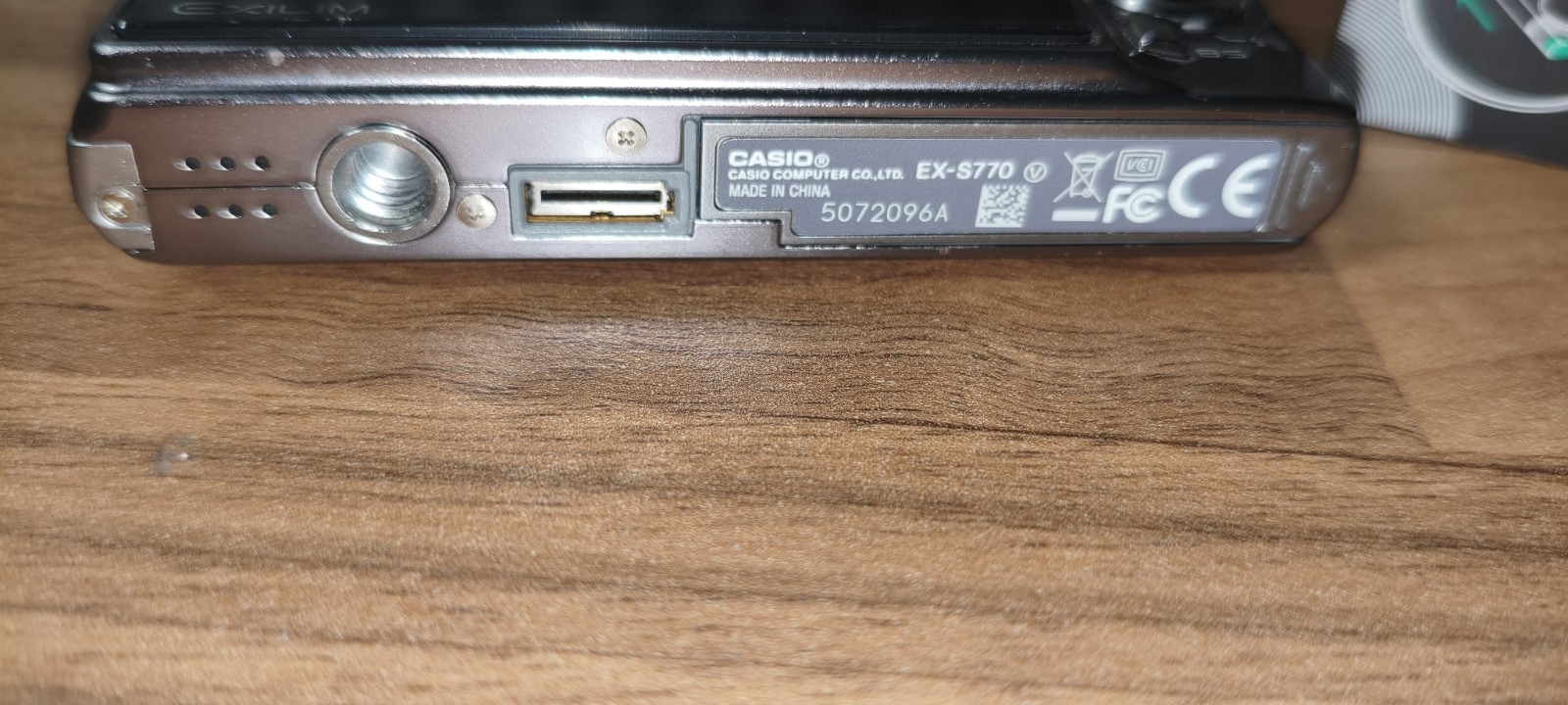 Casio Digital Camera Exilim EX-S770 7.2MP Silver *Tested & Working*