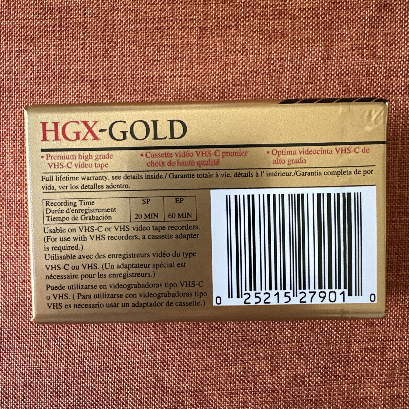 Maxell VHS-C Videocassette TC-20 HGX-Gold 20 Min 10 count