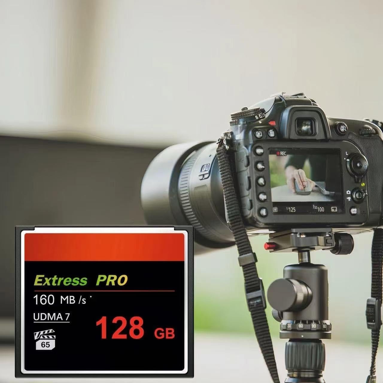 128GB UDMA Speed Up to 160MB/s CF Card Card.for Professional Photographer Ent…