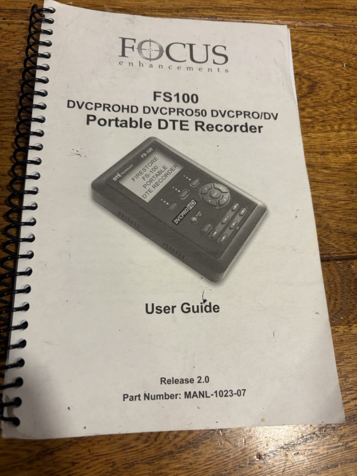 Focus Enhancements FS-100 Potable DTE recorder, Tested, Great
