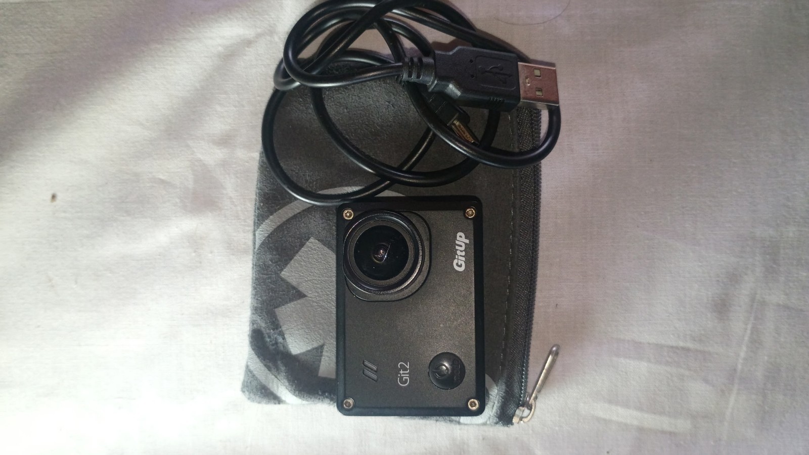 GitUp Git2 Black Action Camera with USB Cable, Case, USB & Micro-HDMI