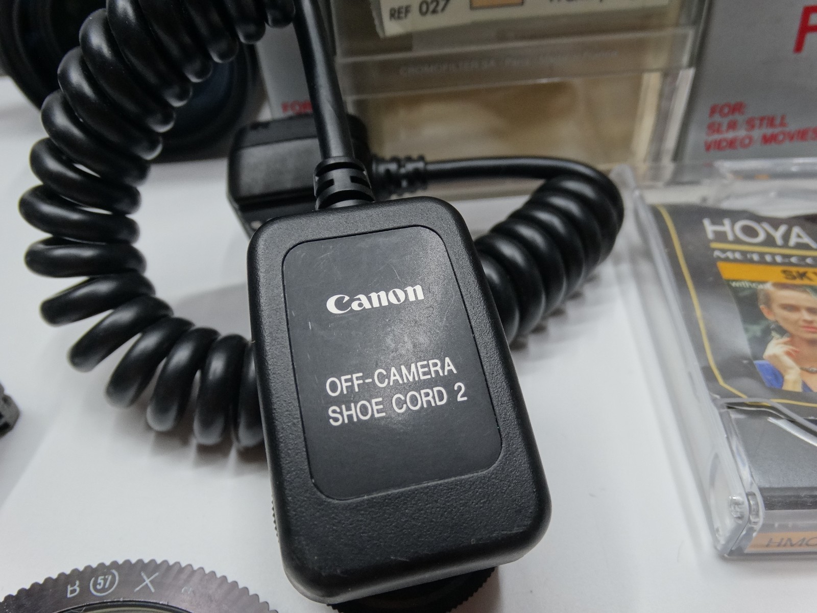 Canon EOS 1000F 35mm SLR Film Camera 35-80mm Lens, Filters, accessories -Tested