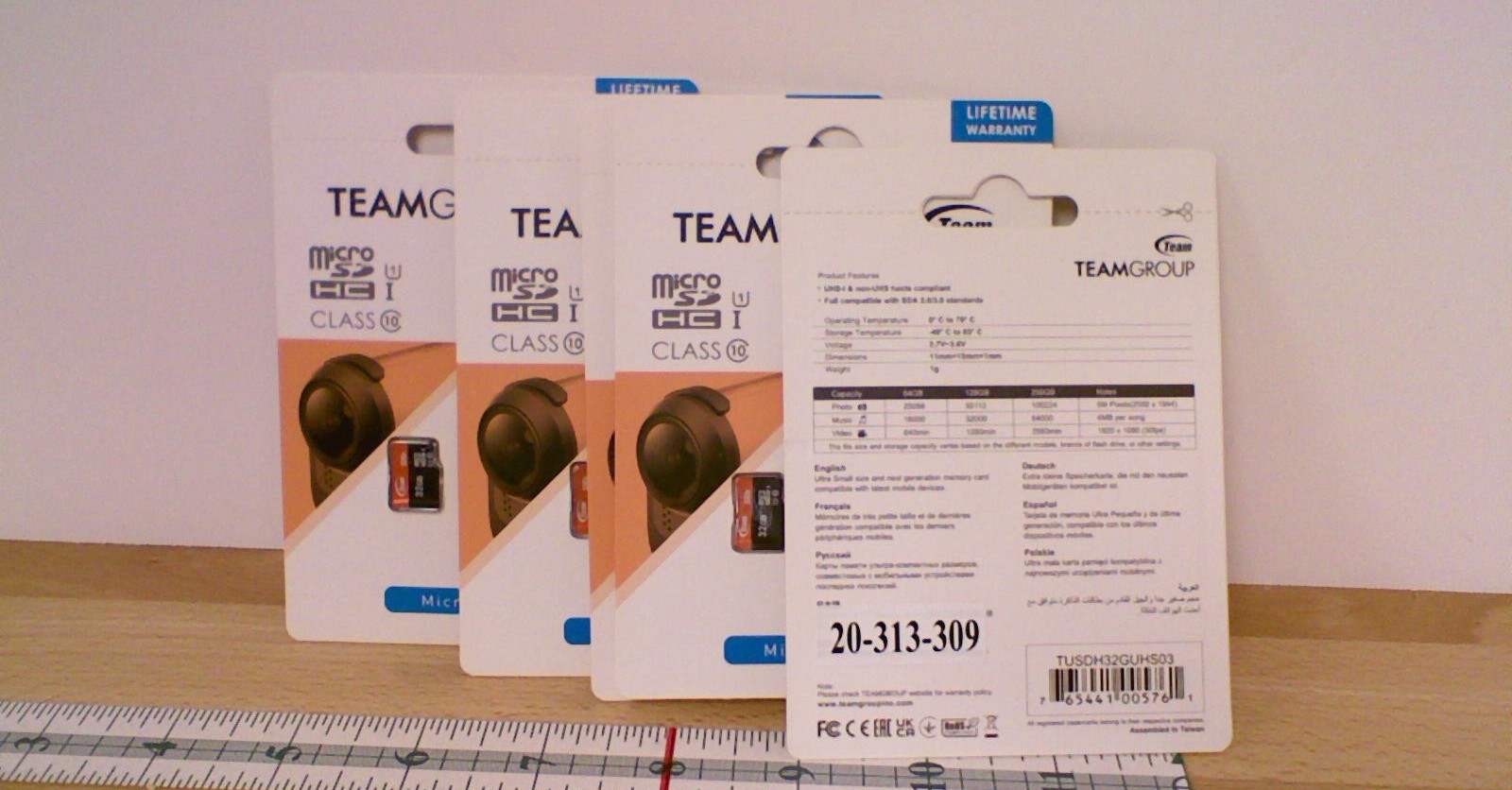 Lot of 5 TeamGroup 32GB MicroSDHC UHS-I Memory Card + Adapter 100 MB/s Class 10