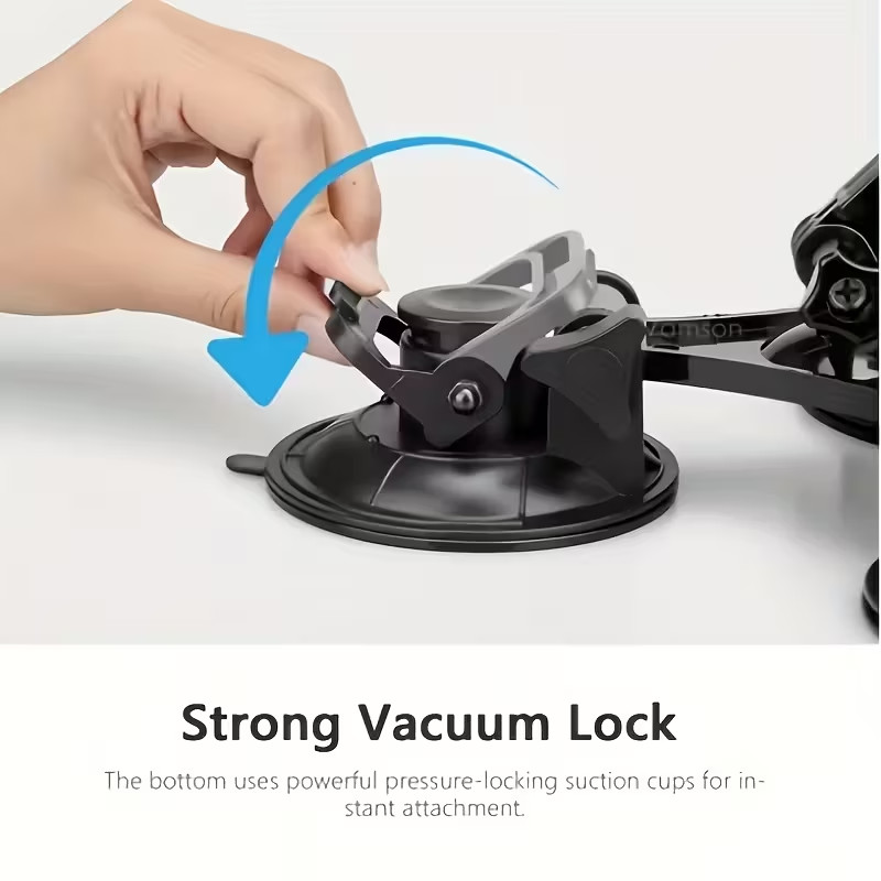 Triple Suction Cup Car Mount Tripod Window Glass Camera Mount Holder Ball Head