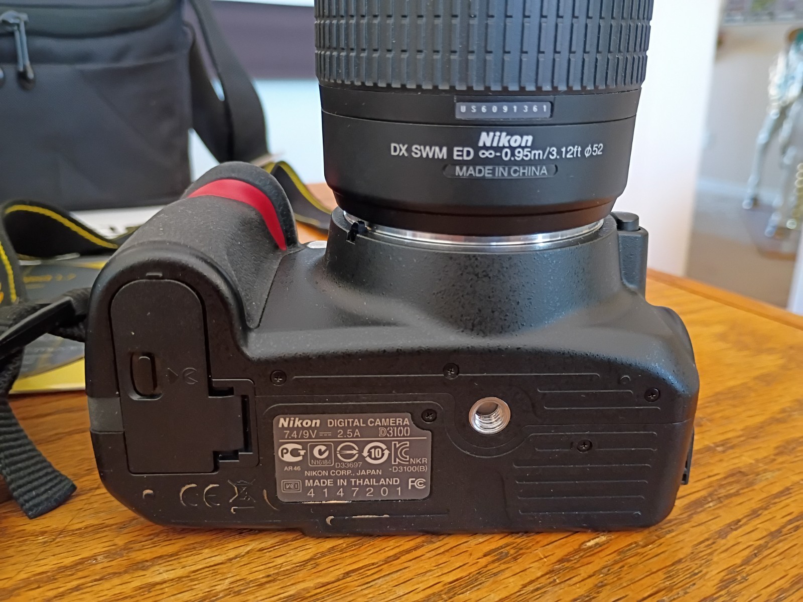 Nikon D3100, 18-55mm, 55-200mm Lenses, 32GB SD, Case, Charger, Manuals, Tested