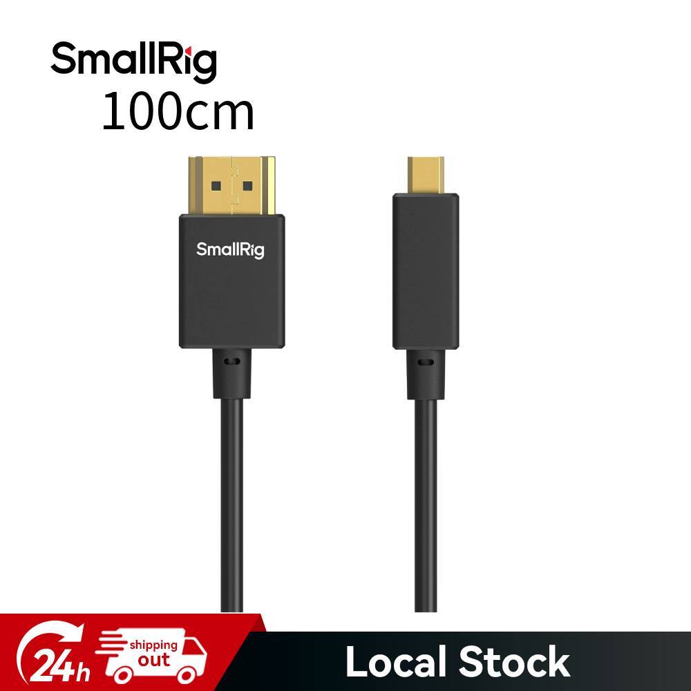 SmallRig D to A Cable Ultra Thin for HDMI Cord 100cm for Sony A7R III/ A7II