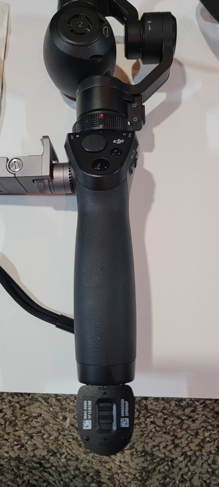 DJI om160 osmo Zenmuse X3 4K Handheld Gimbal Camera 3-Axis With Case And Manual