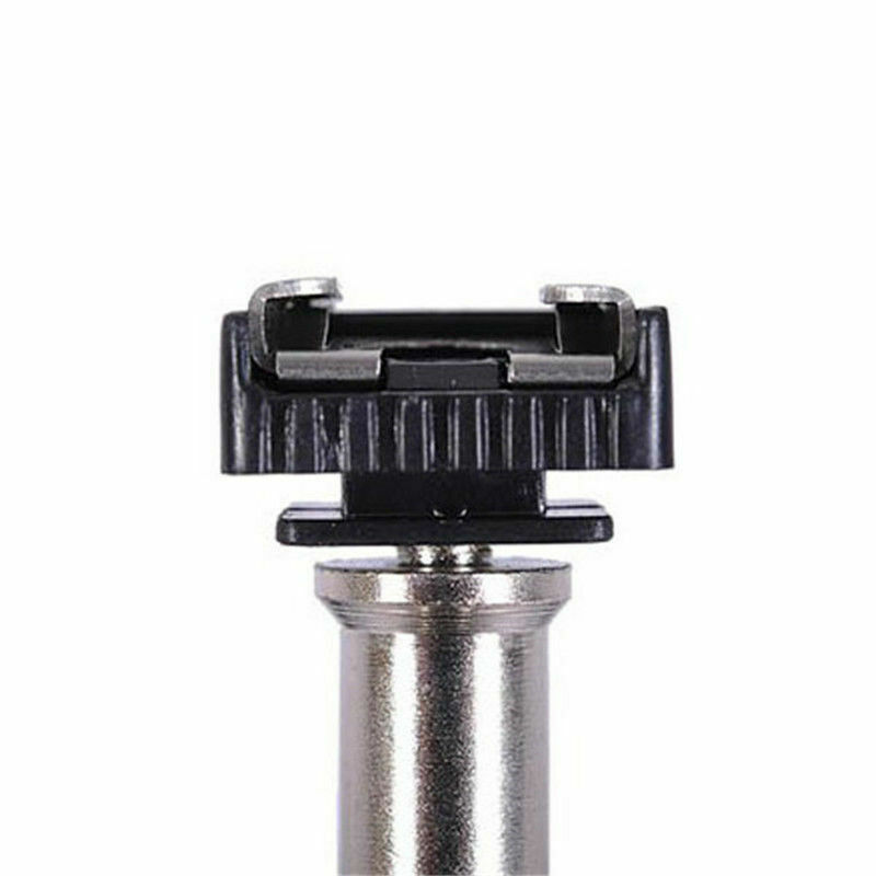Flash Speedlite Hot Shoe Bracket Mount Adapter 1/4″ Screw for Tripod Monopod