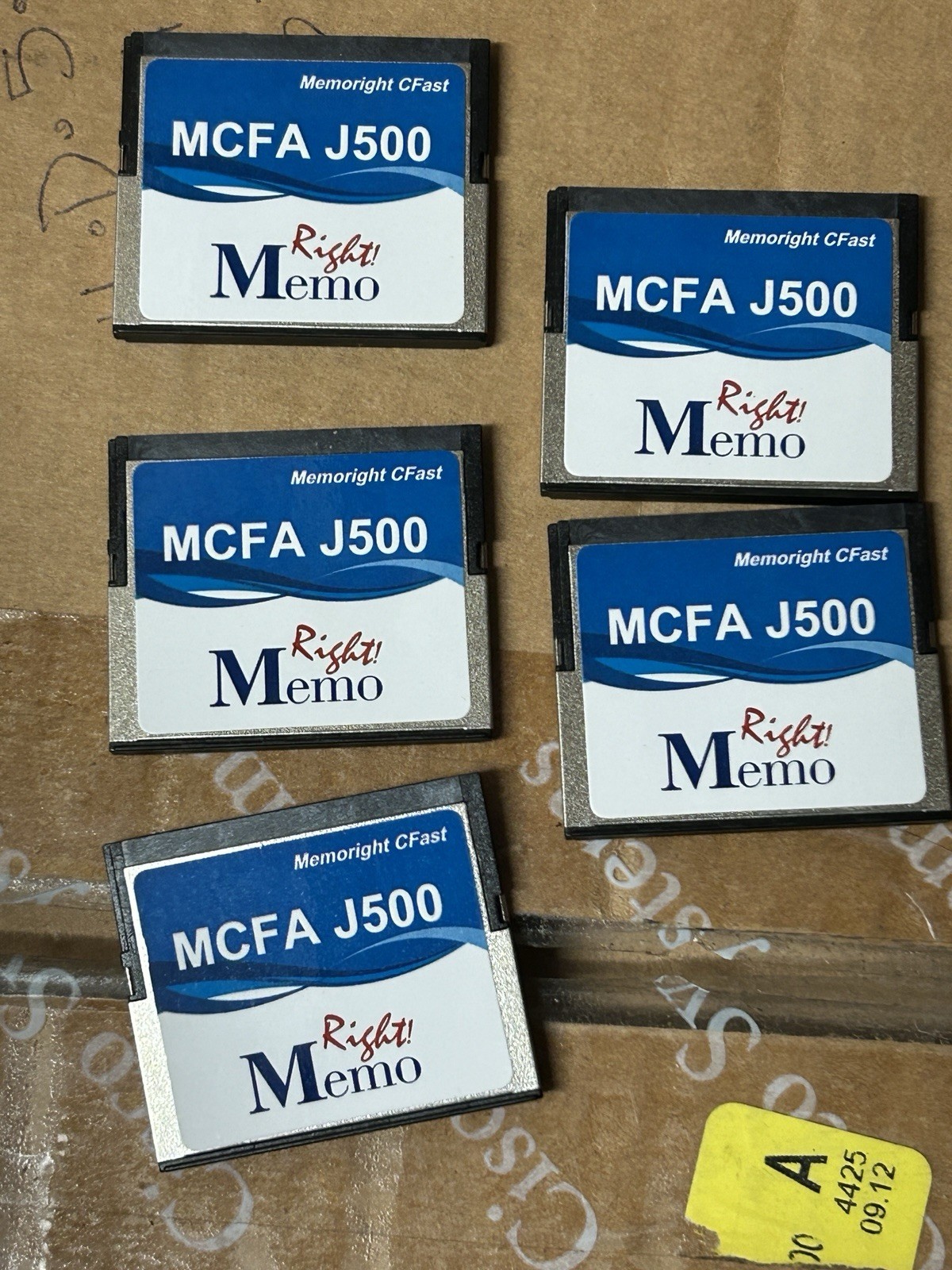 MEMORIGHT MCFA CFast 4GB Industrial Grade NEW 5 EACH