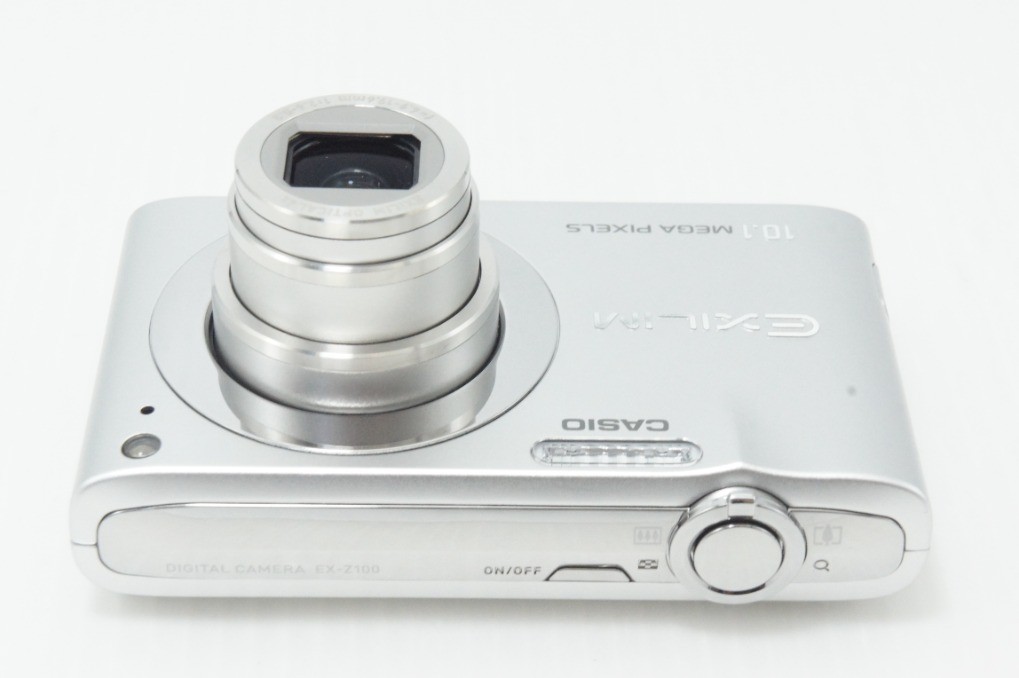 CASIO EXILIM EX-Z100 10.1MP Compact Digital Camera Silver w/ Box #260706ai