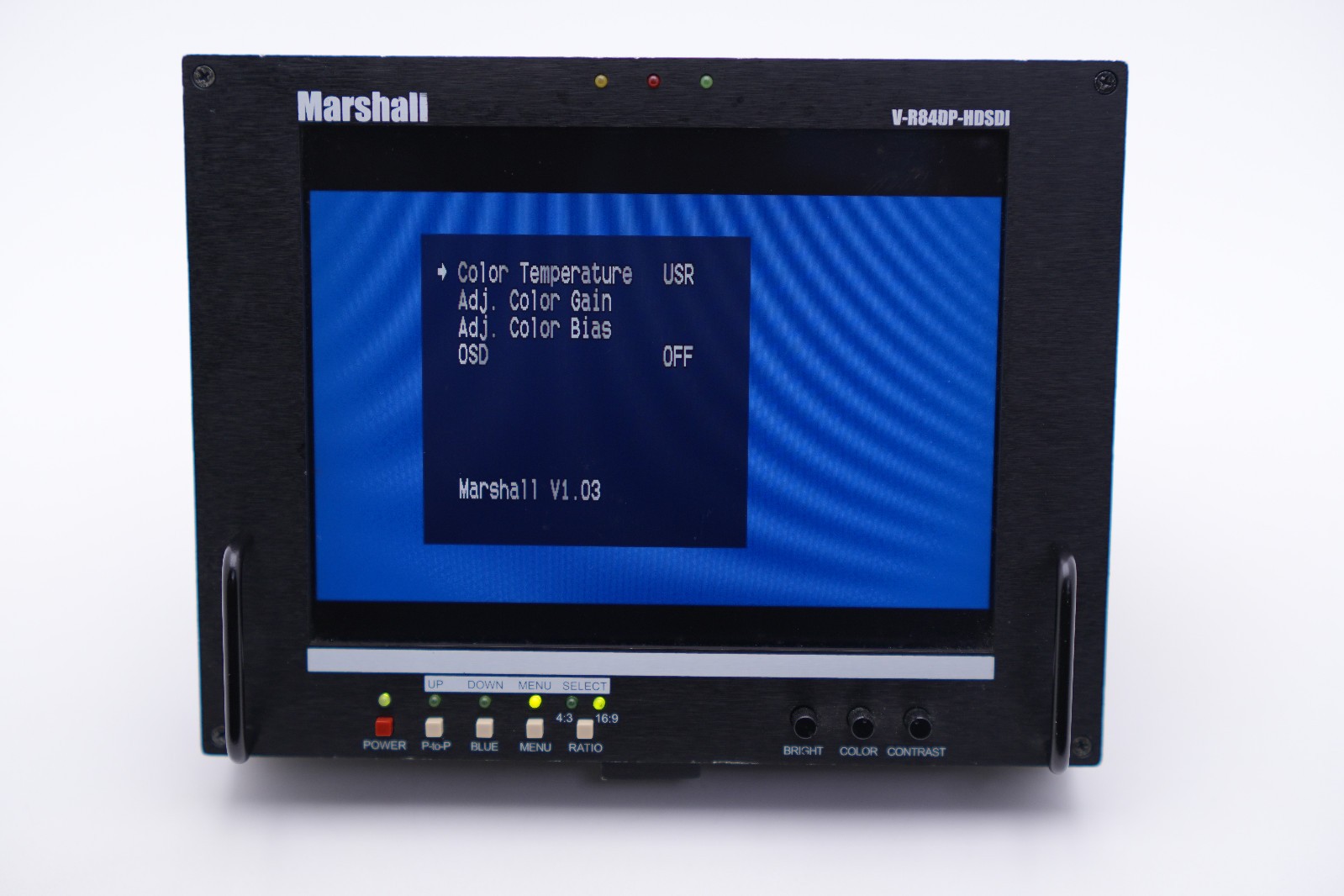 Marshall V-R84DP-HDSDI 8.4″ LCD HD-SDI Video Monitor