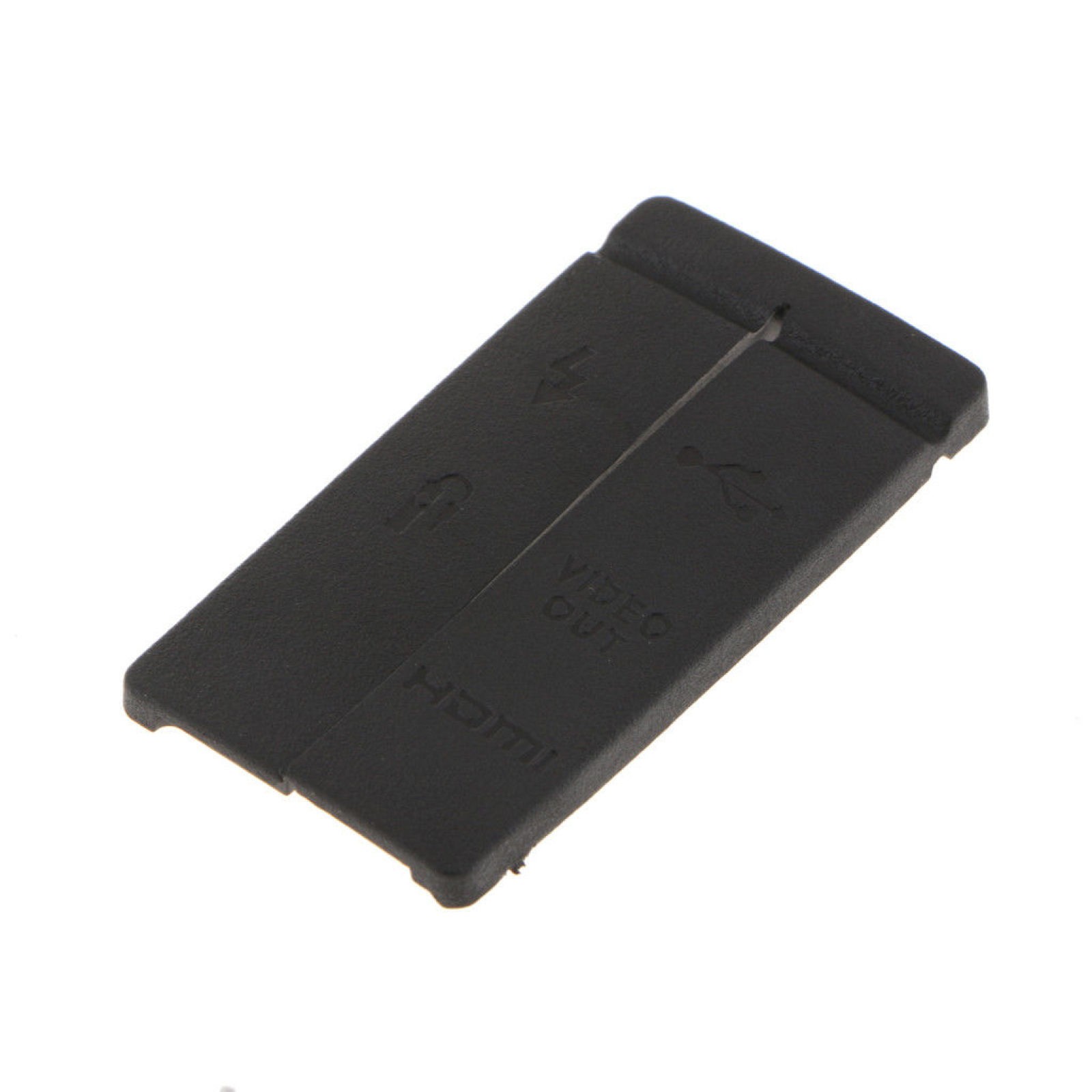USB HDMI AV Video Out MIC Rubber Door Cover For Canon 50D Black Camera E