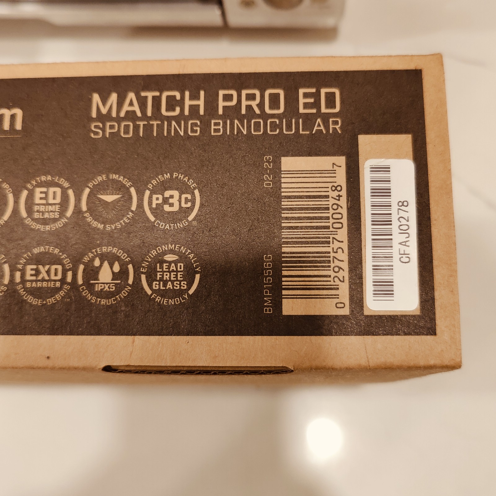 Bushnell Match Pro ED 15×56 Binoculars 15x 56mm Objective Lens BU-BMP1556G NEW