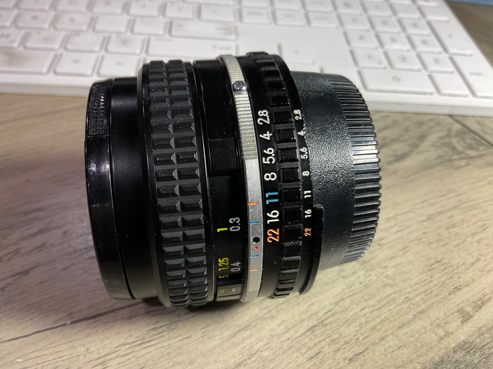 Nikon Lens Series E 28mm 1:2.8 Wide Angle f/2.8 Camera Lens Vintage W Caps