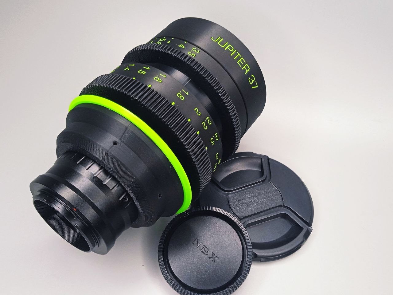 Rehouse Jupiter-37 3.5/135 Cine Mod Vintage Lens Sony-E mount 💙💛