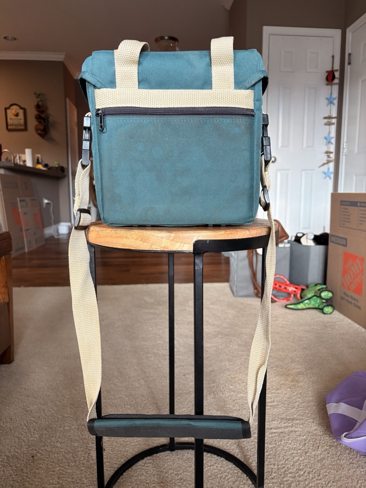 Canon Carry/Shoulder Bag for Camera Blue/Beige/ Brown Padded Adjustable Strap