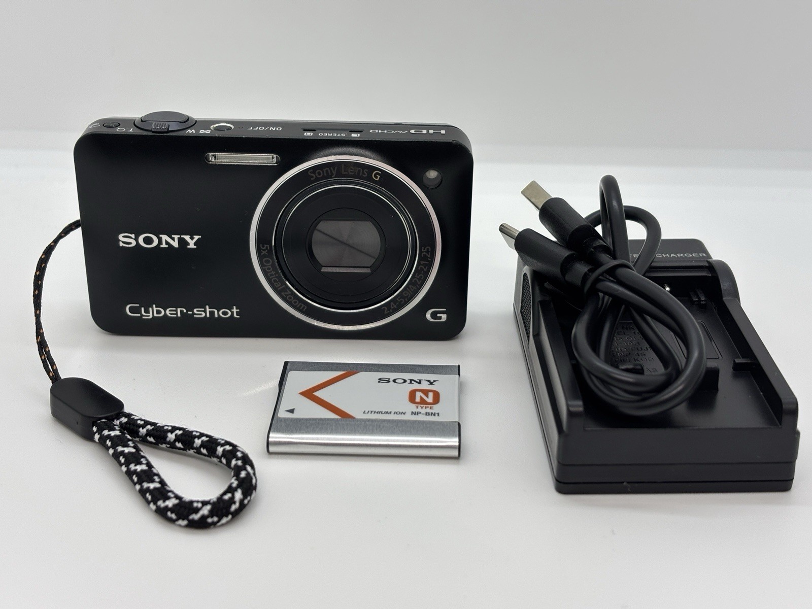 [Exc++] Sony Cyber-shot DSC-WX5 12.2MP Compact Digital Camera Black From Japan