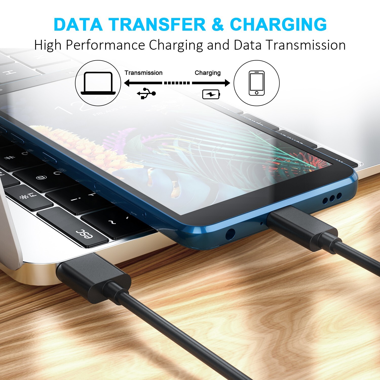 Micro USB Cable for Sony, Canon, Nikon, Panasonic, Olympus, FujiFilm Camera