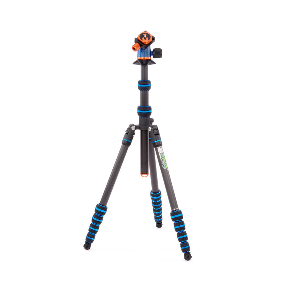 3 Legged Thing Punks Brian 2.0 Carbon Fibre Tripod (Blue)