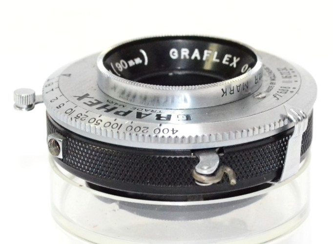 GRAFLEX 3 1/2″ (90MM) f/6.8 OPTAR WIDE ANGLE LENS FOR 4X5 IN GRAPHEX SHUTTER