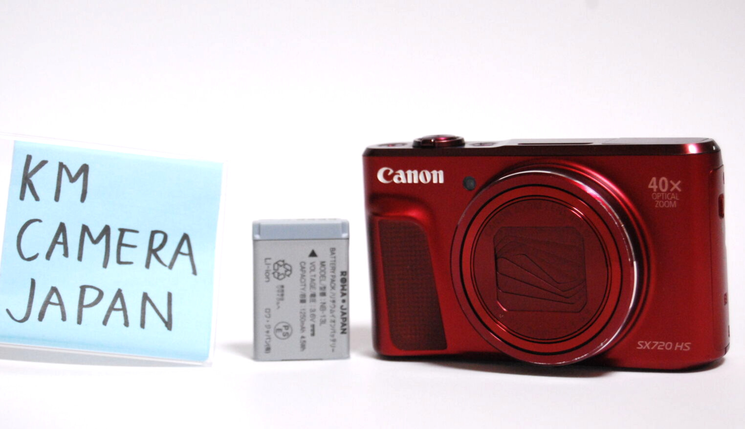 [NEAR MINT] Canon PowerShot SX720 HS 20.3MP Digital Camera Red zoom lens #001