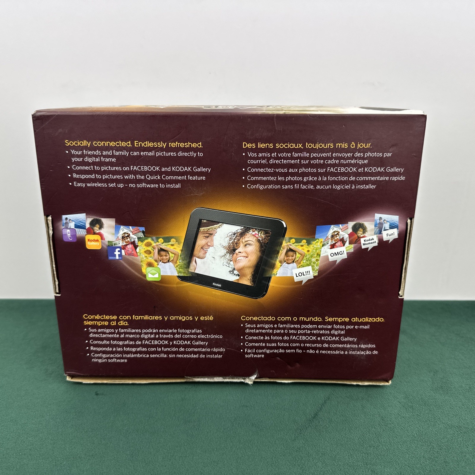 Kodak Pulse 7in Digital Photo Frame New Open Box WiFi