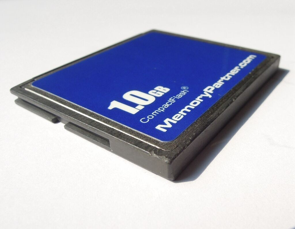1GB 1G CompactFlash Standard CF Memory Card Generic OEM W/Cases Free Shipping ME