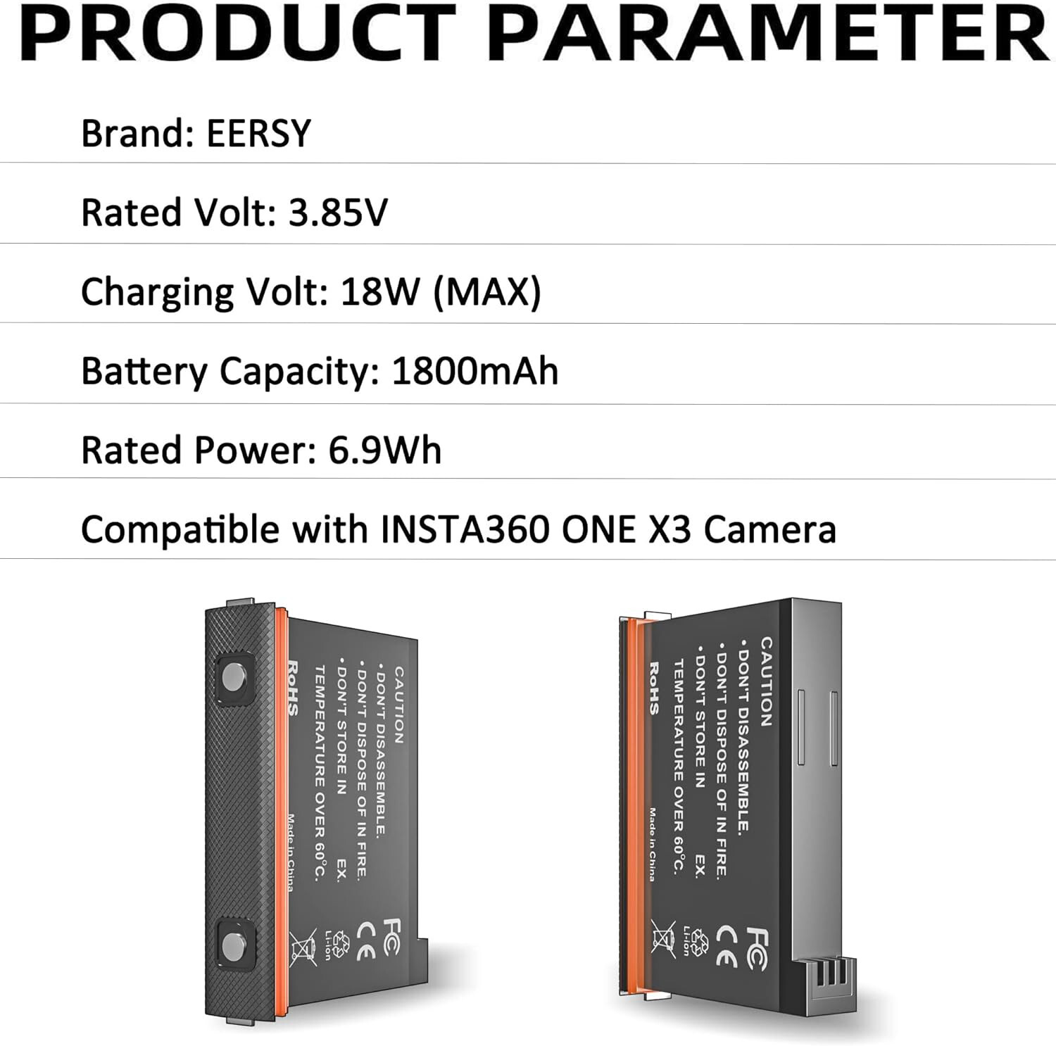 Fast Charger Hub with Misro SD Card Slots & 1-Pack Battery for Insta 360 x3