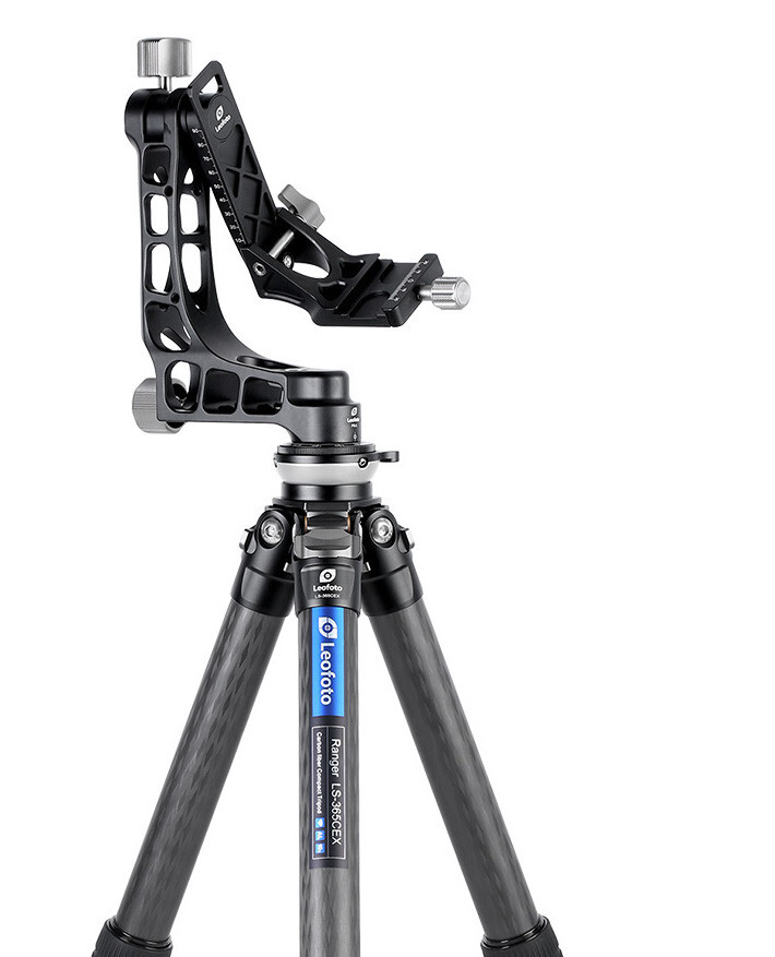 【Leofoto USA】Leofoto PG-1 Gimbal Head Lightweight 2.2 LB (Black) / Arca