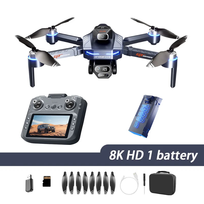 GT8 Drone 8K HD Professional Camera GPS 5G WiFi 60 min Flight Foldable Quadcopte