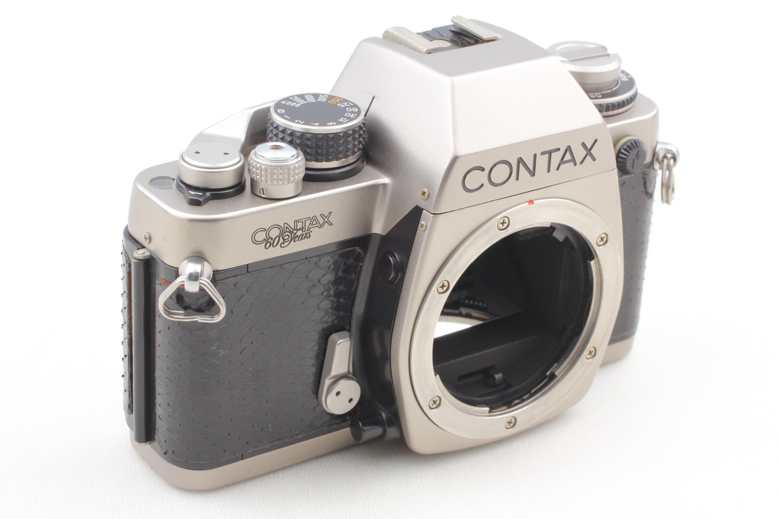 Rare[Top Mint] CONTAX S2 60 Years Titanium SLR Film Camera Body Only From Japan