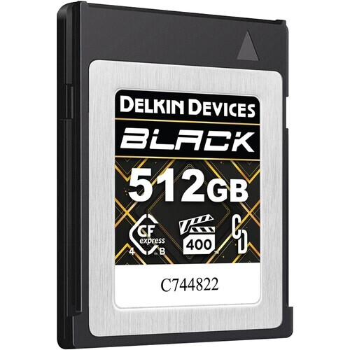 New Delkin Devices 512GB BLACK CFexpress Type B 4.0 Memory Card #47572