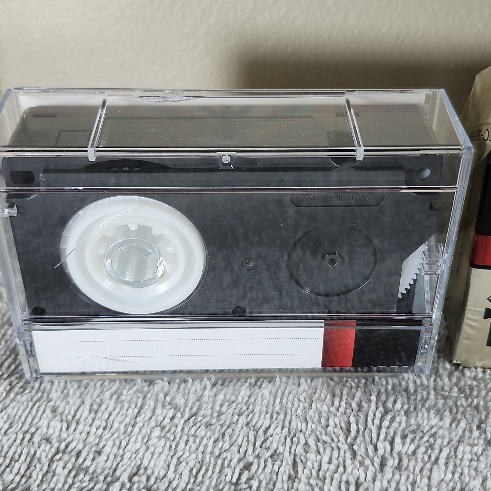 2 TDK Camcorder Cassettes Blank Video Tape E-HG TC-30 1 New Sealed 1 New Opened