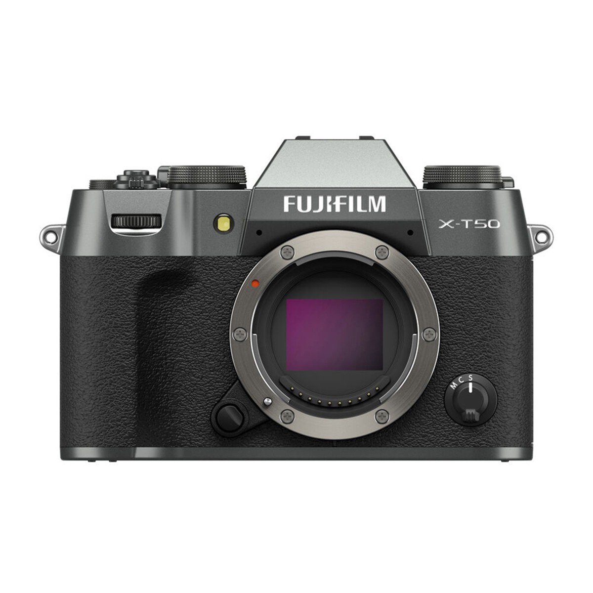 Fujifilm X-T50 Mirrorless Camera, Charcoal Silver, Bundle with 64GB SDXC Memory