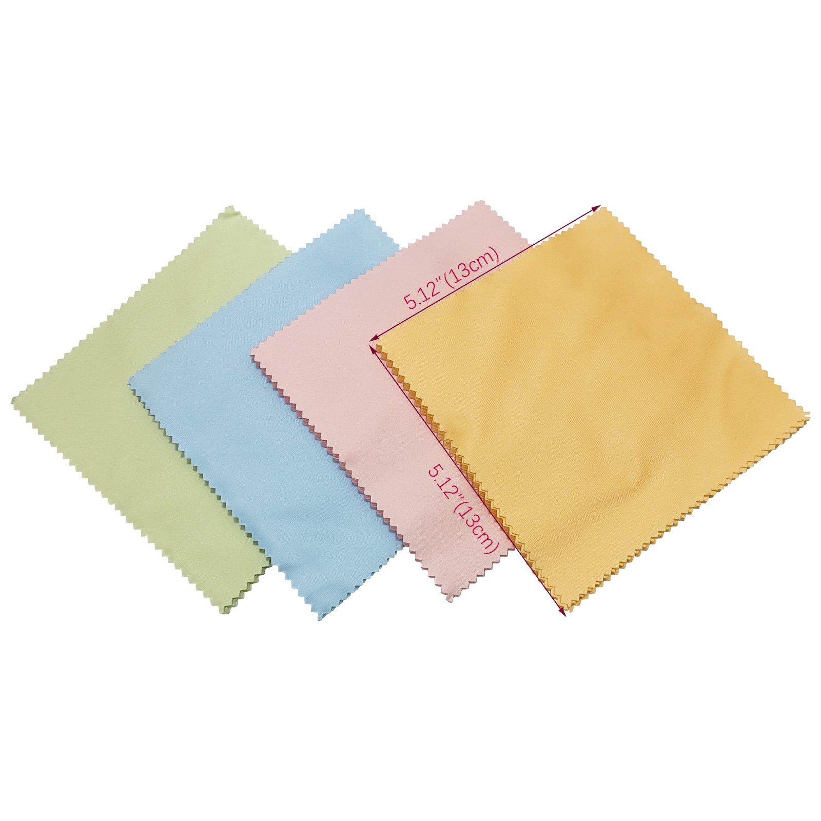 100pc Microfiber Phone Screen Camera Lens Glasses Cleaning Cloth Square CleanerS
