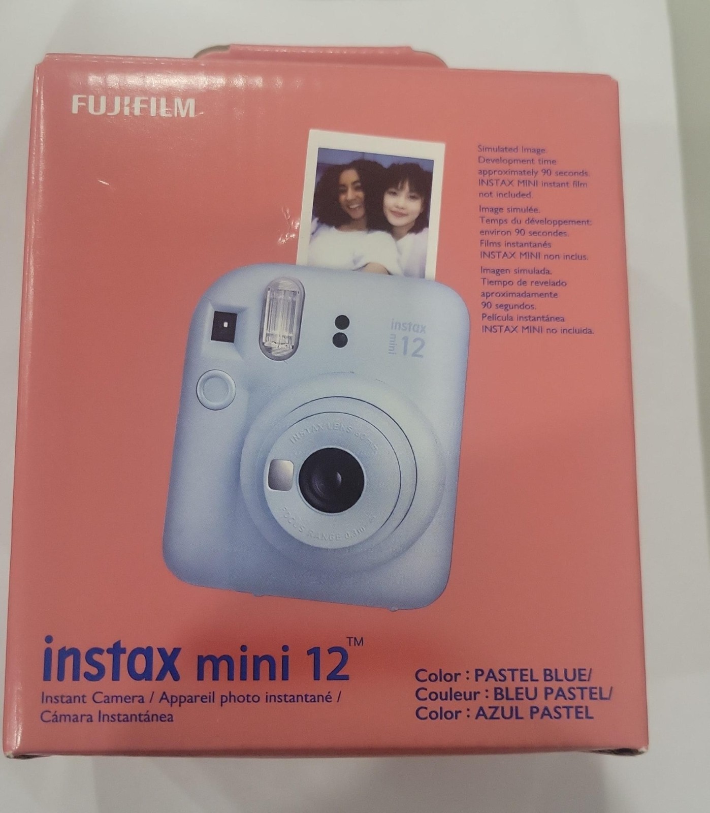 Open Box – Fujifilm Instax Mini 12 Instant Camera – Pastel Blue