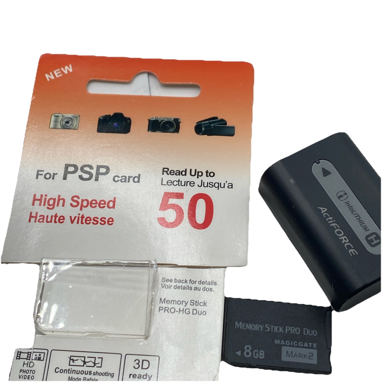 Sony Cyber Shot DSC-HX1 Camera Kit Panarama 3″ tilt screen PSP Card Tested Works