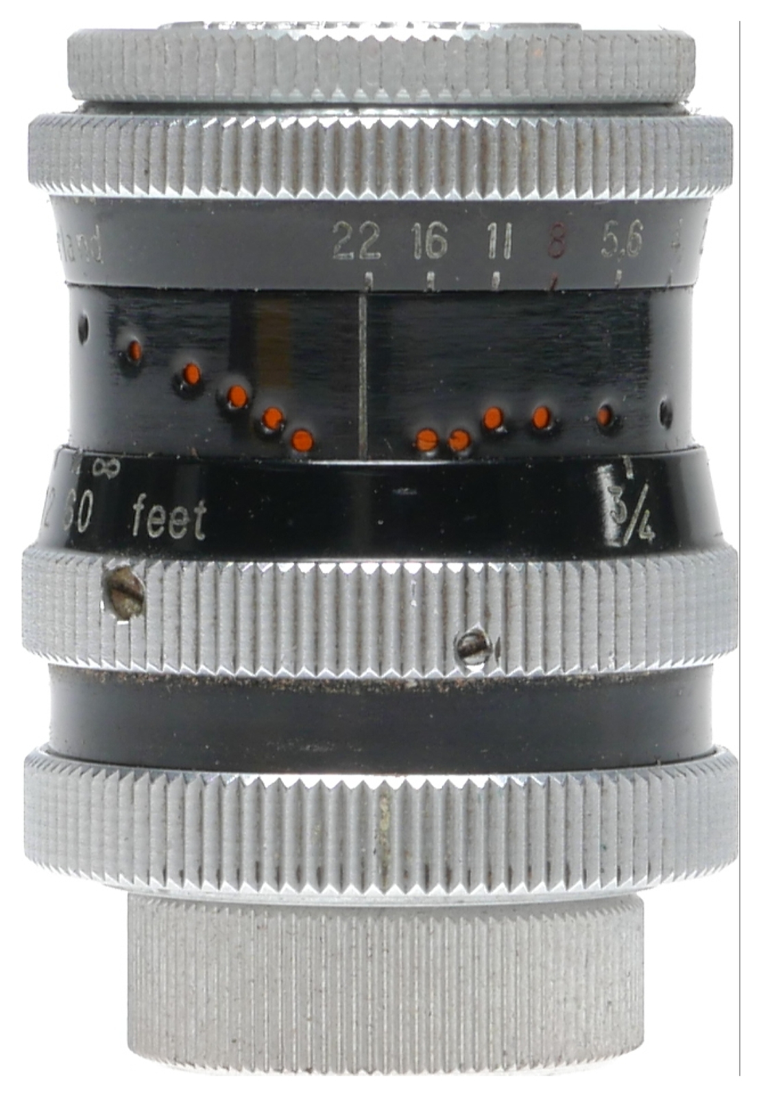 Bolex Yvar 1:1.9 f=13mm B8 Fix-Focus Cine Camera D-Mount Lens