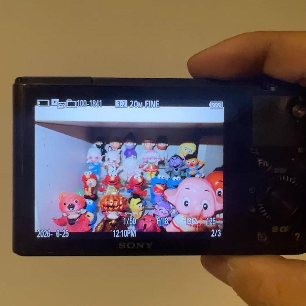 Sony RX100 Compact Digital Camera 20.2 MP 3.6x Optical Zoom Date/Time Stamp