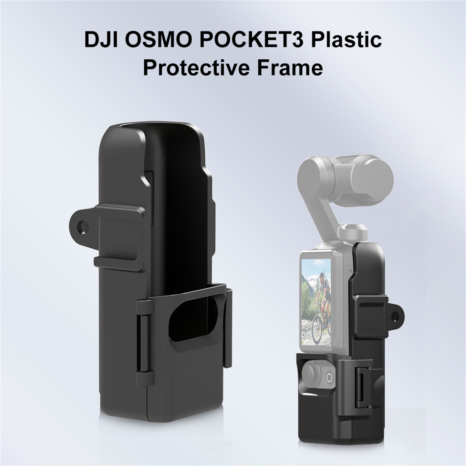 Expansion Adapter Frame Protective Case Cold Shoe Bracket For DJI Osmo Pocket 3