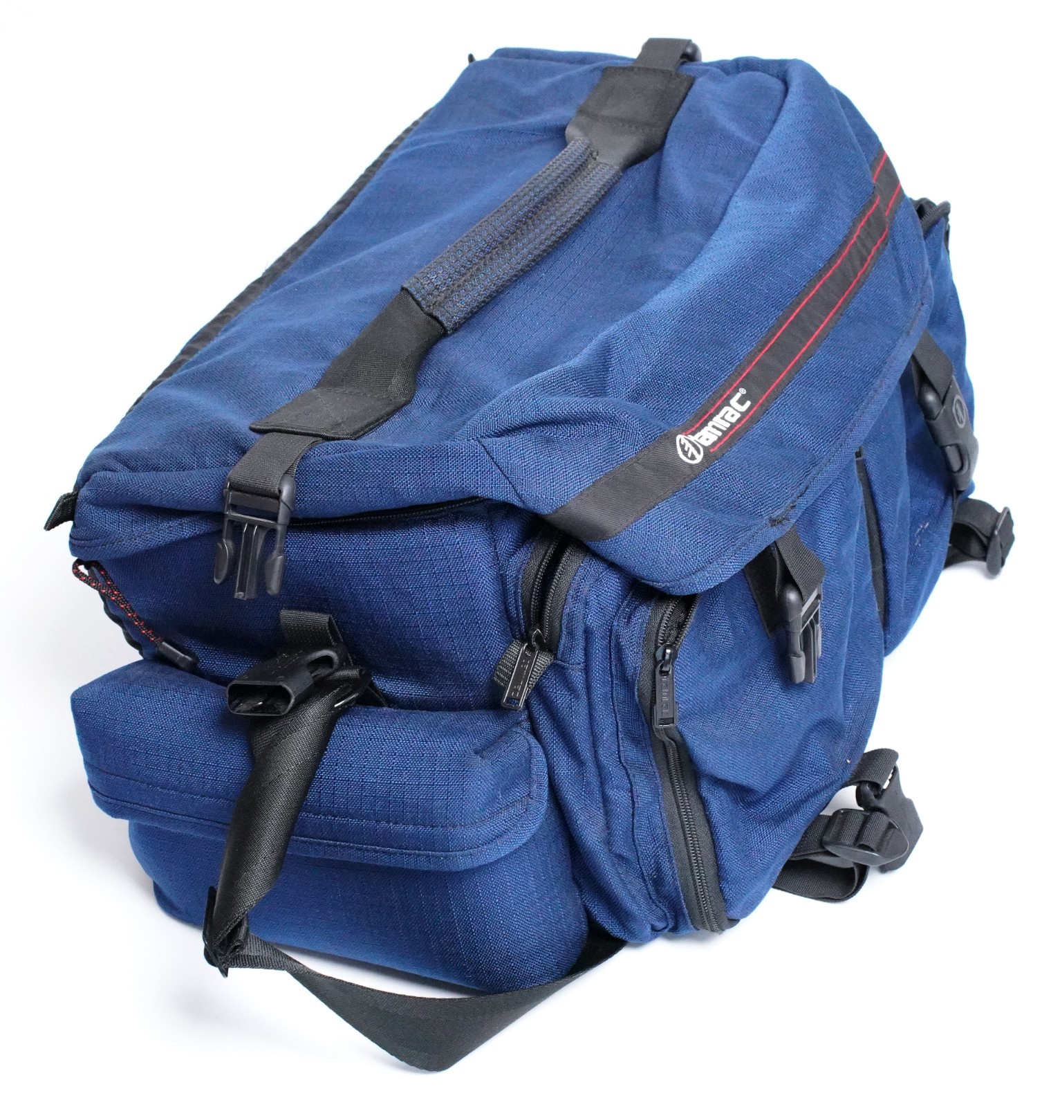 Tamrac 614 Super Pro 14 Large Camera Shoulder Bag Blue Ripstop Nylon Great Cond