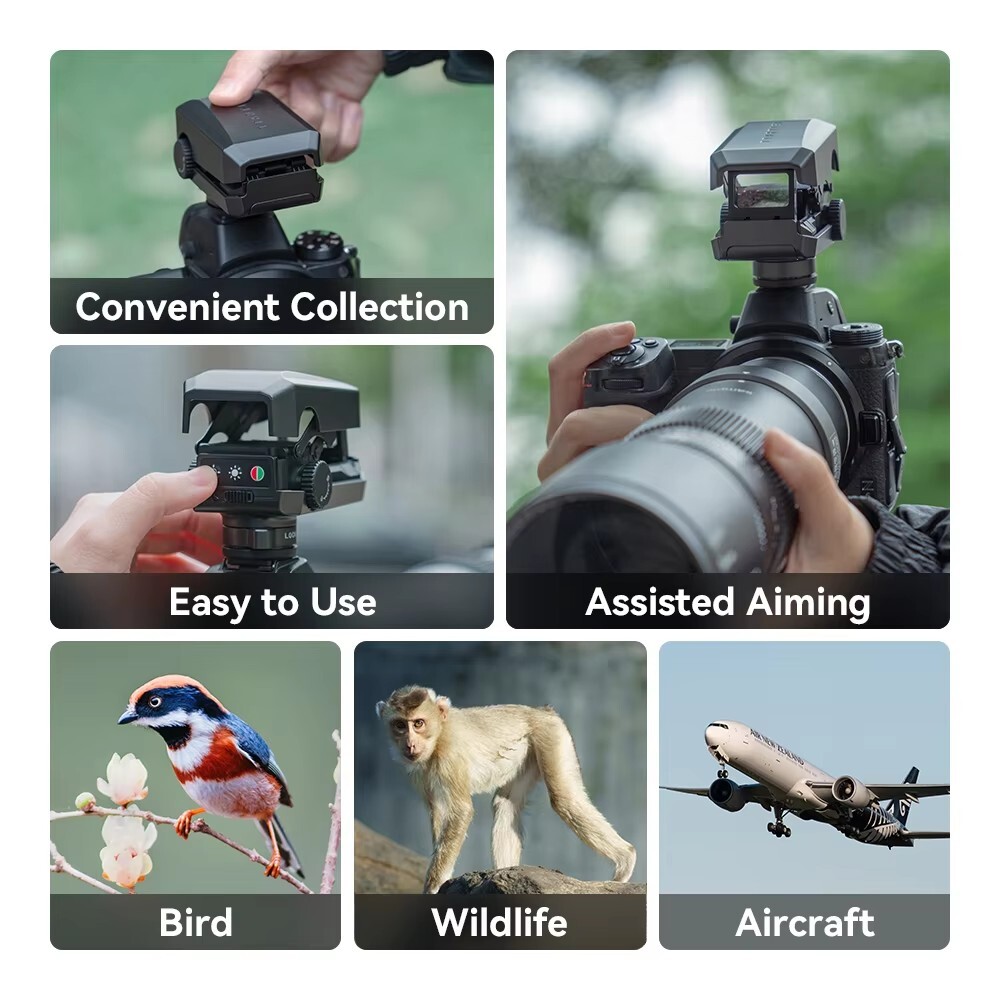 TTArtisan Camera Dot Sight With Cold Shoe Mount for Telephoto Photography Assist