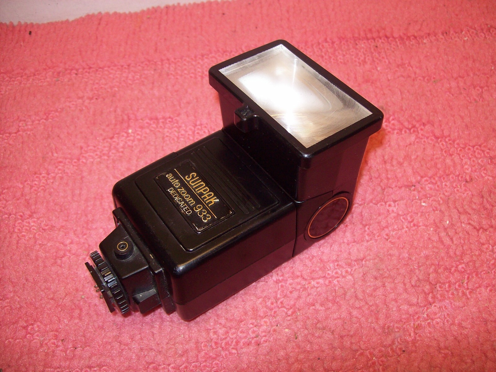 Sunpak Auto Zoom 933 Dedicated Canon Camera Flash Mount Accessory Vintage Japan