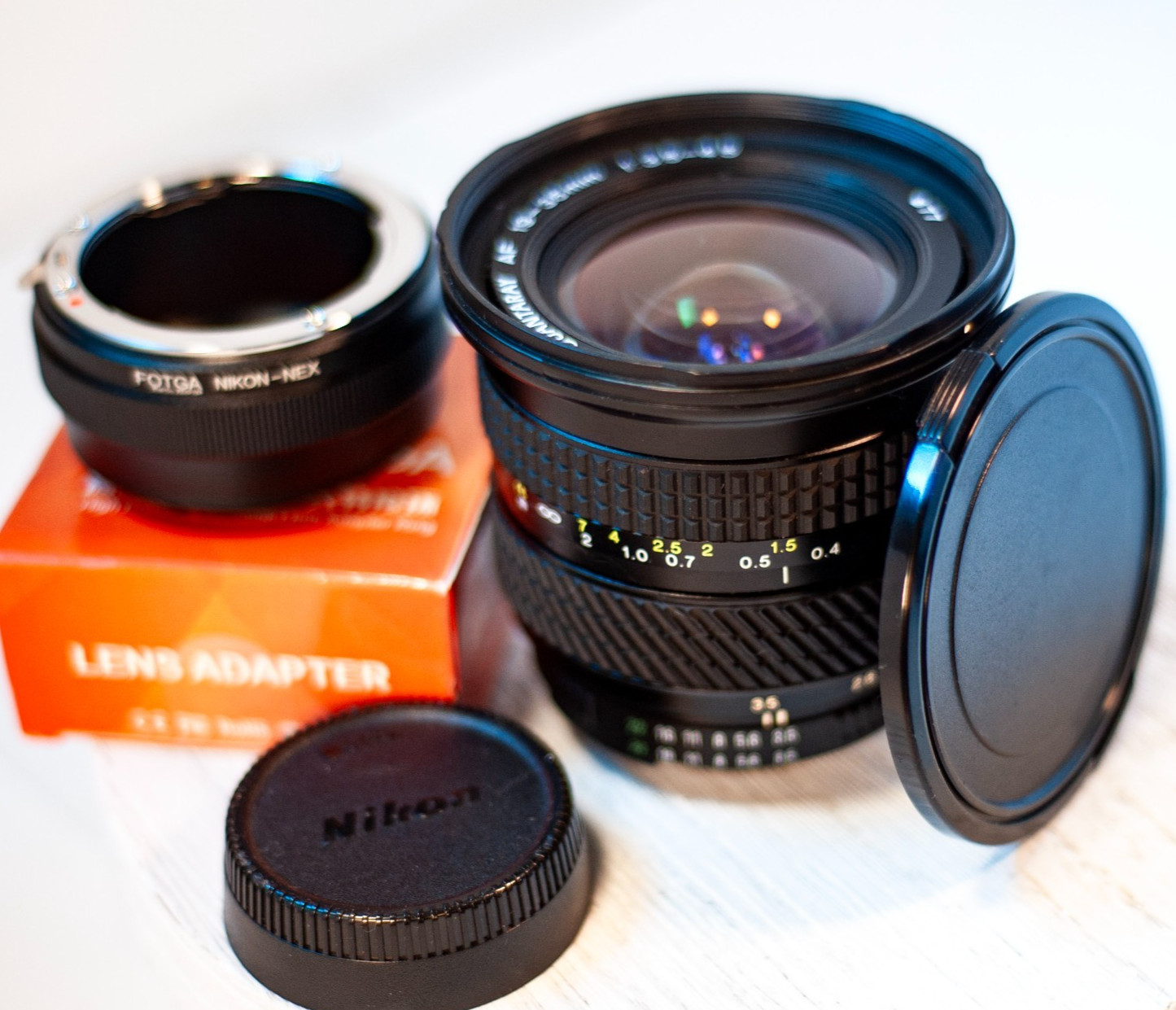 Sony E-mount adapted Quantarary/Tokina 19-35 for A7 A7RIII A1 A79 A7C A7Sii -Exc