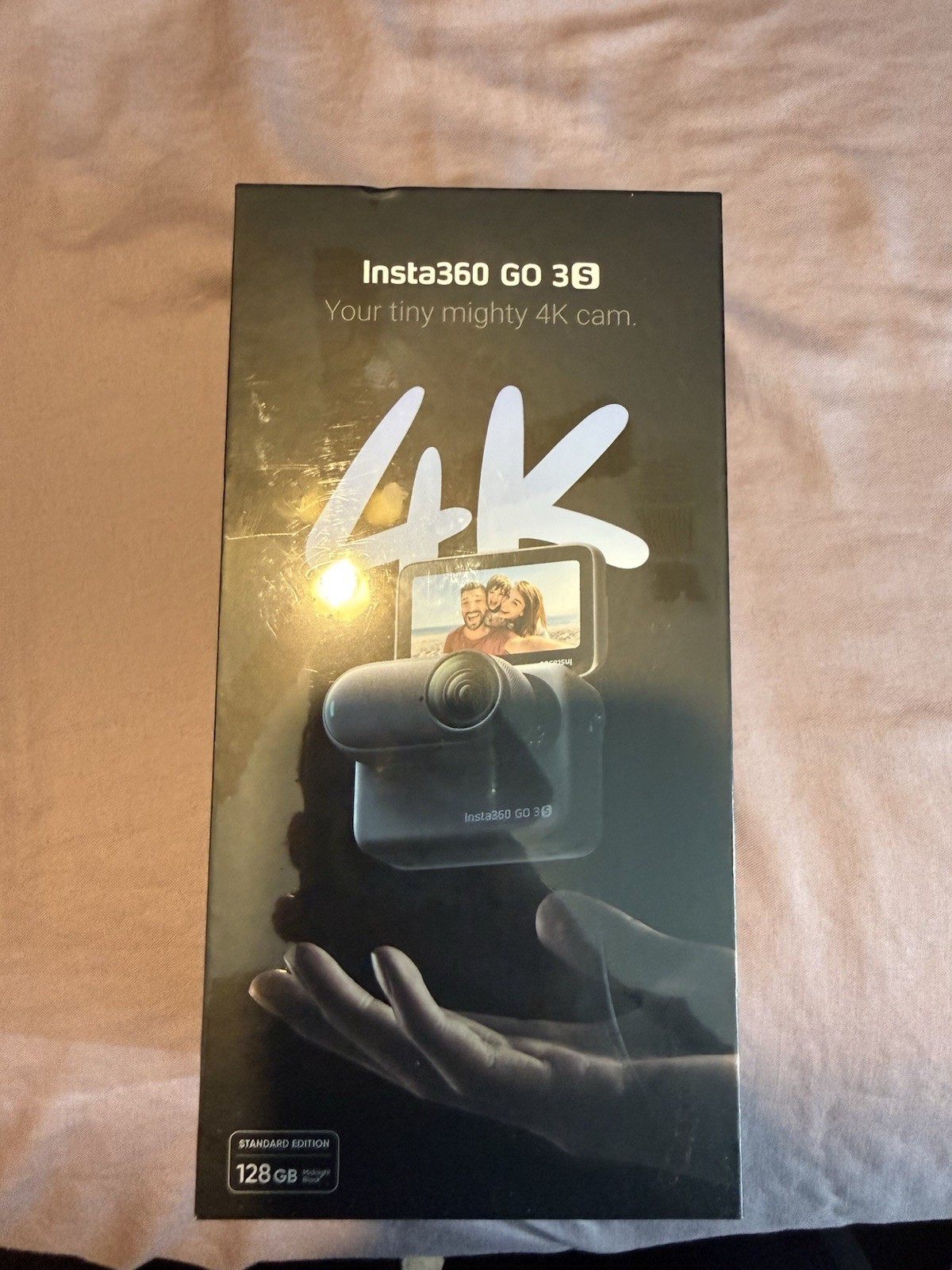 Insta360 GO 3S (128GB) 4K Action Camera Standard Edition Midnight Black GO3S13
