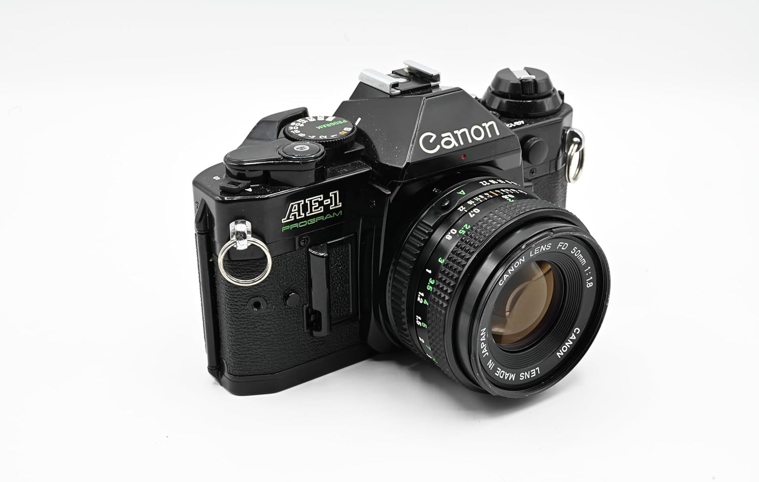 Canon AE-1 Program 35mm SLR Film Camera w/ 50mm f/1.8 FD Lens – WORKING PERFECT